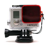 レッドフィルターFor GoPro HERO3+/HERO4
