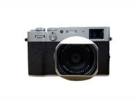 メタルスクエアフード Fuji X100シリーズ(シルバー)